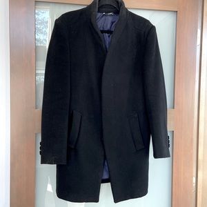 Mens S black overcoat